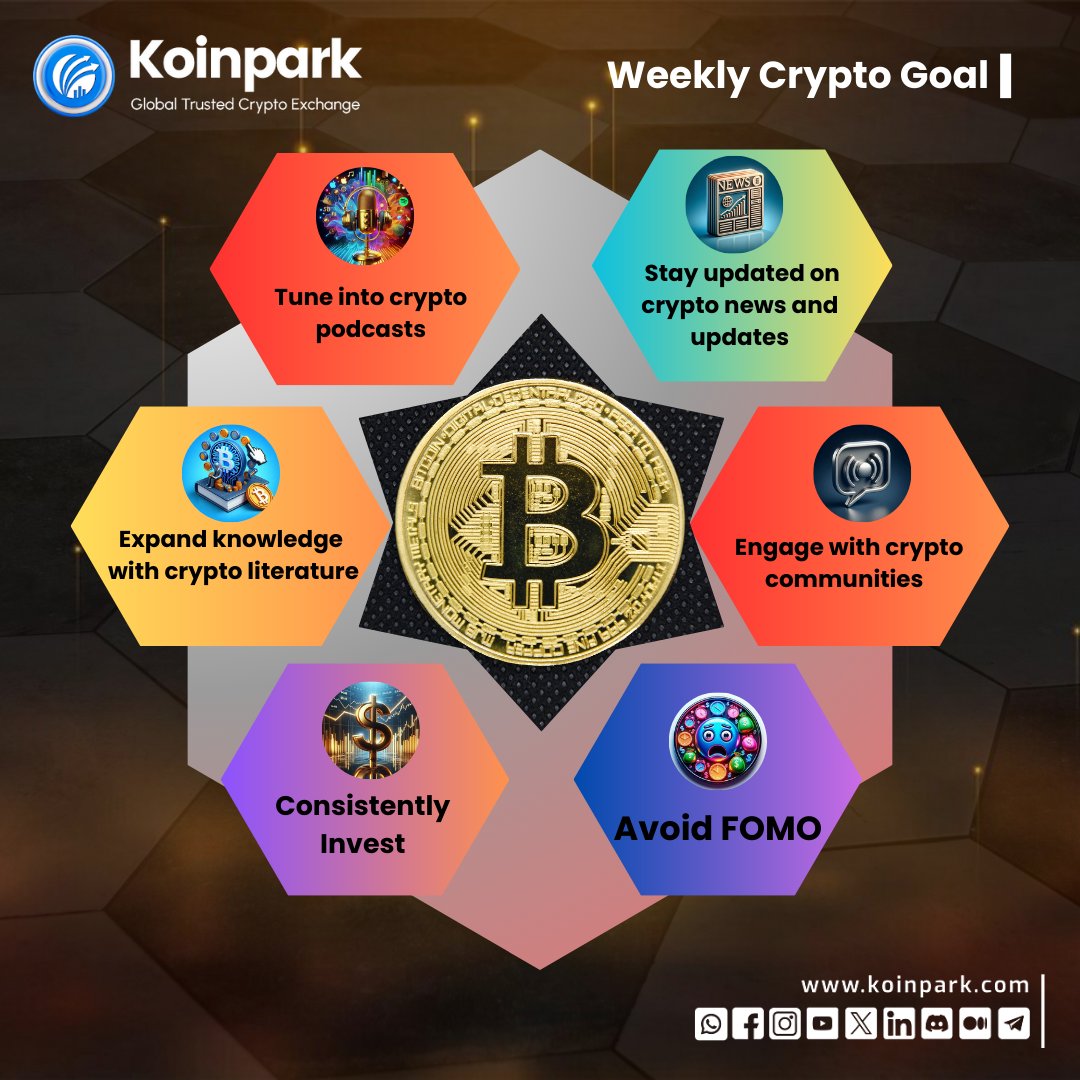 BertBeffort's tweet image. 🎇 Want to boost your crypto game? Make a weekly plan to reach your goals! Stay updated and active in the crypto world. Let's achieve those milestones together! 🚀

👉 Register Now:  koinpark.com/register

#cryptogoals #weeklyplan #cryptocommunity #cryptocurrency #koinpark