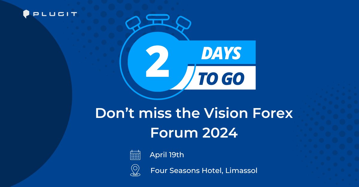 plugitapps's tweet image. 🚀 Only 2 DAYS LEFT till the Vision Forex Forum 2024! 🚀
Join us for an unforgettable experience with insights, networking, and expert panel discussions.
📅 Date: April 19th
📍 Location: Four Seasons Hotel, Limassol
 #VisionForexForum #ForexTrading #PLUGIT #Fintech