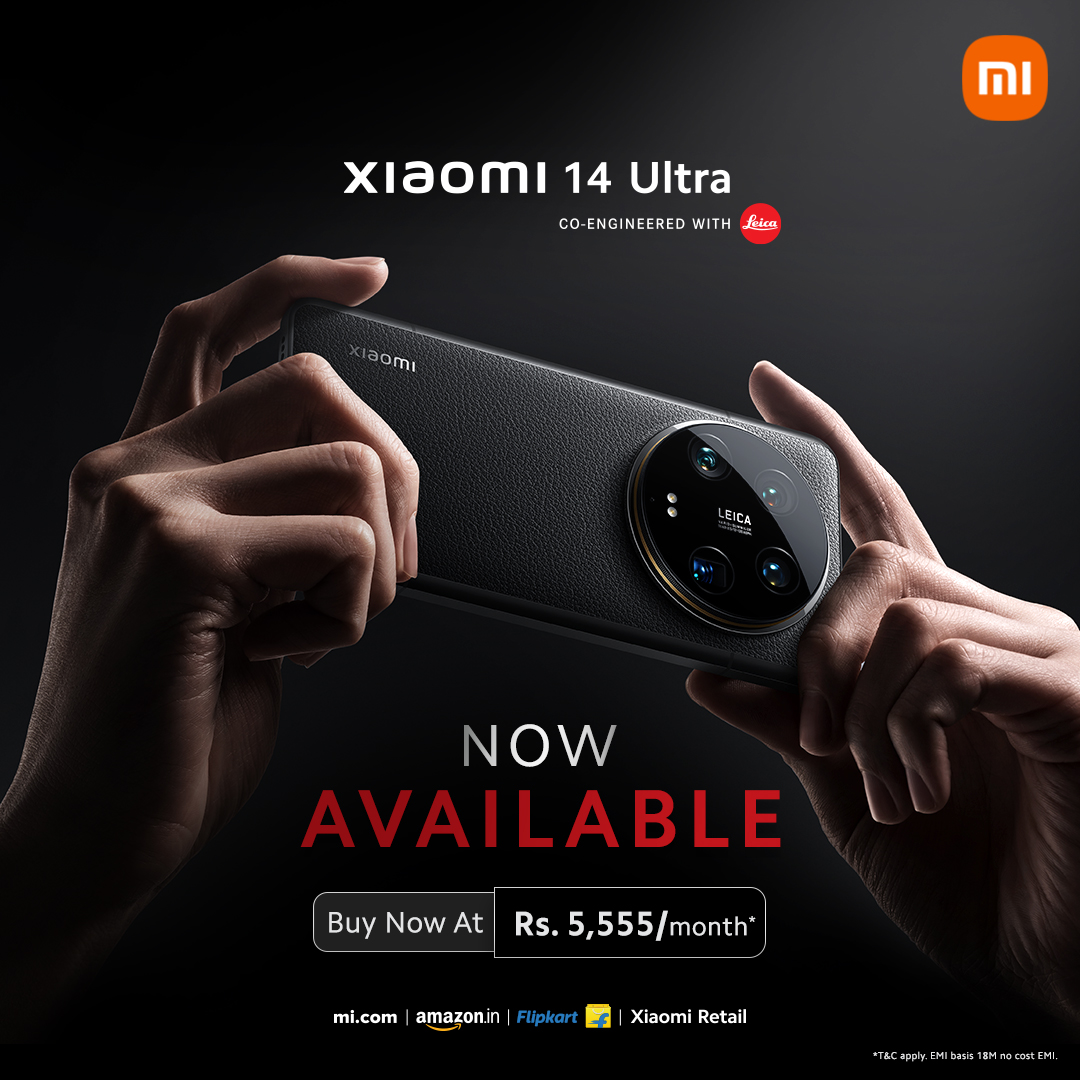 The #Xiaomi14Ultra, your ultimate companion for capturing life's moments in stunning detail, is now available for purchase. Don't miss out on the opportunity to own this photography marvel. Buy now: bit.ly/Xiaomi14Ultra #SeeItInNewLight