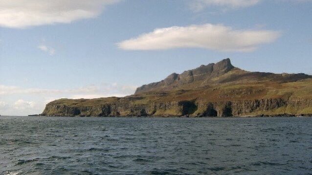 Apr 17: Feast of Donnán and companions (†617). An Irish monk of Iona, Donnán founded a monastery on Eigg, where raiders slew him and his brethren. ©LJ Cunningham