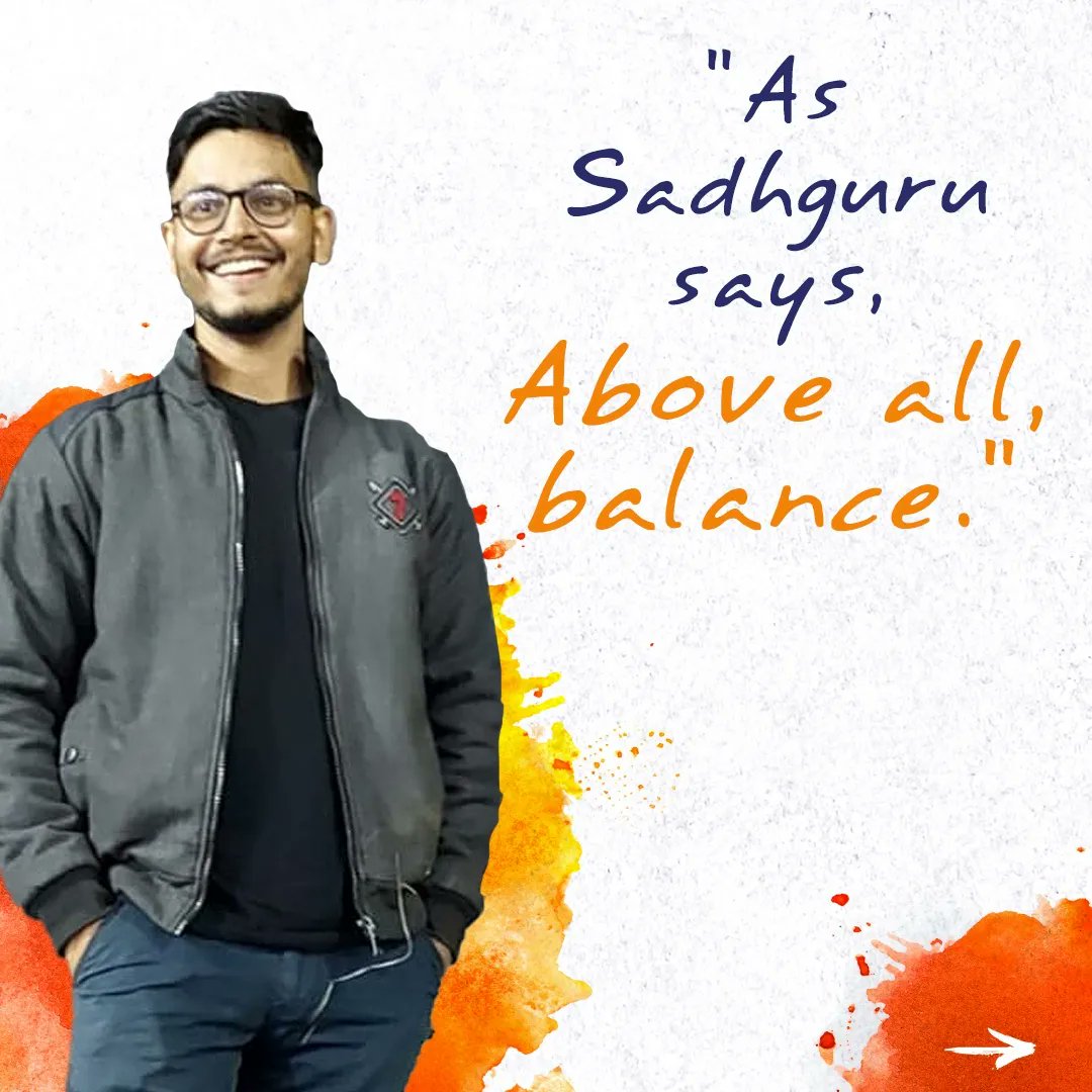 ishafoundation's tweet photo. Transform your life in 7 steps with Sadhguru! Currently offered at a 50% scholarship for those under age 25, Inner Engineering is an immersive online program that you can take at your own pace, in your own space. Taught as a part of the program, get a sharper mind and unshakable emotional stability through Shambhavi Mahamudra Kriya – a powerful 21-minute practice.

Register Now: https://t.co/5DQq4w9whH

#InnerEngineering #7StepsWithSadhguru #CrackTheCode