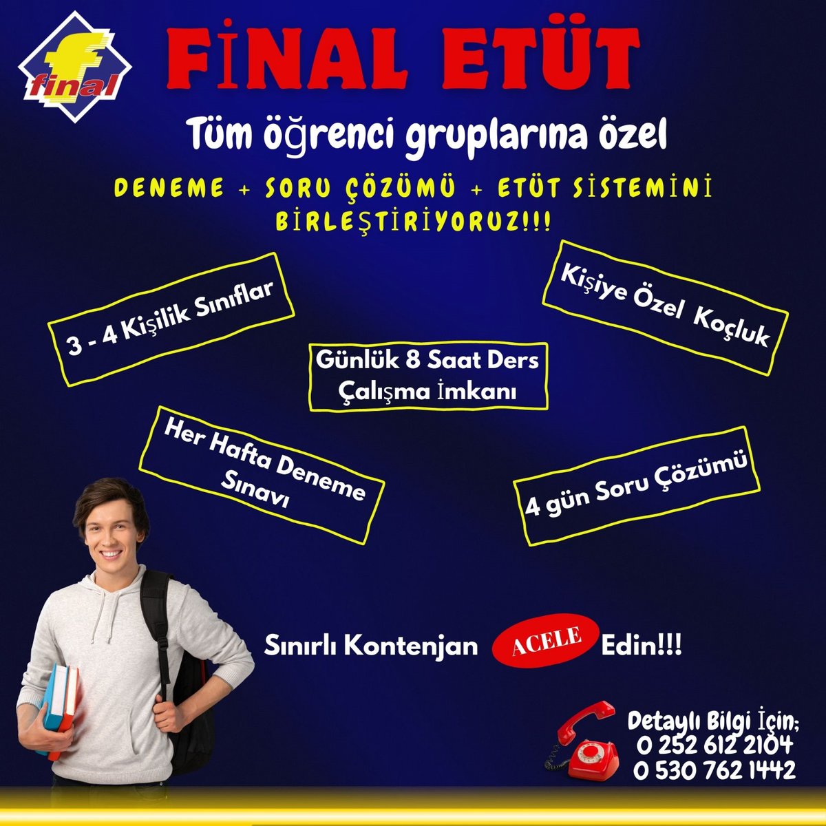 Final'le hayallerine bir adım daha yaklaş 🥳🥇

#Final #deprem #kpss2024