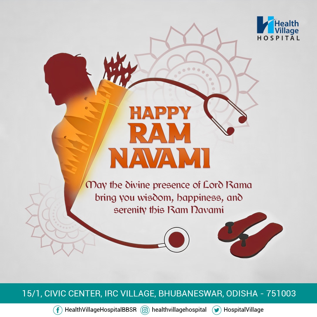 Happy Ram Navami! May Lord Rama's blessings bring you happiness and joy. Enjoy the celebrations!🙏

#RamNavami #HappySriRamaNavami  #Blessings   #healthvillagehospital #multyspecialityhospital #HealthcareSector #BestHealthCare #HealthcareServices