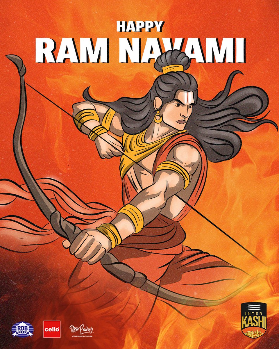 राम नवमी के इस शुभ अवसर पर, भगवान राम आपके जीवन में सुख, शांति और समृद्धि लेकर आएं 🧡 On the occasion of Ram Navami we wish for everyone’s peace and prosperity 🙏🏽 #InterKashi #HarHarKashi #RamNavami
