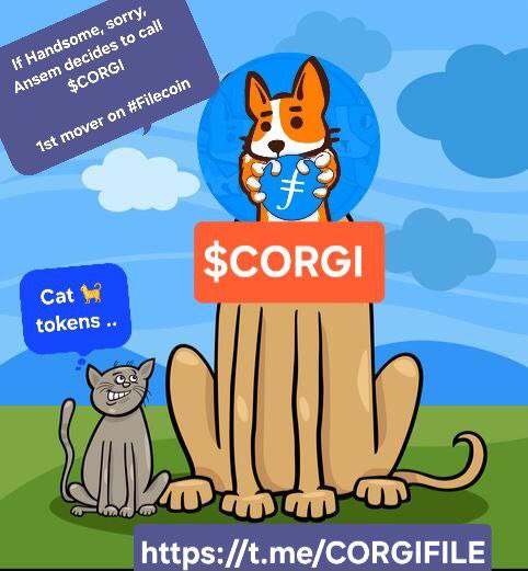 ZnoopyT's tweet photo. @AJ_cryptoo Dont forget to be on $Fil chain. Before people start flood here ✌️
Come join us in $Corgi the biggest #Meme on $Fil 💯

https://t.co/X6LwtxpjJ1

@file_corgi https://t.co/UrBKgDHQdz