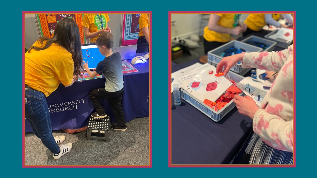 It was great to share our science at this year’s Edinburgh Science Festival! Thank you to all who visited. 🤗 We could not take part without the input from our enthusiastic students & staff. 🥰 Here is some feedback from those involved along with photo highlights. #outreach