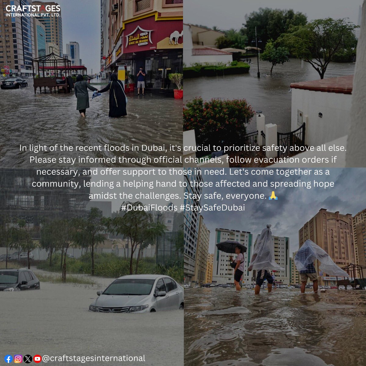 RRibhav's tweet photo. Stay safe, everyone. 🙏
# Dubai Floods #Stay safe Dubai https://t.co/RHUNF0EdxM