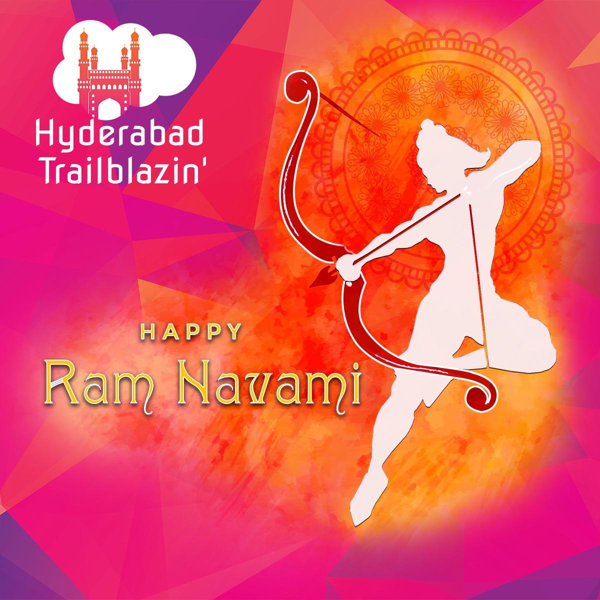 We are celebrating today Lord Rama's birth, symbolizing 'the light within us' 🌟, illuminating our hearts with courage and compassion.🫶🏻🫂 Team #HydTrailblazin wishes you a Happy Ram Navami which brings you Love, Peace, and Resilience to conquer Challenges like Lord Rama! 🙏🏻