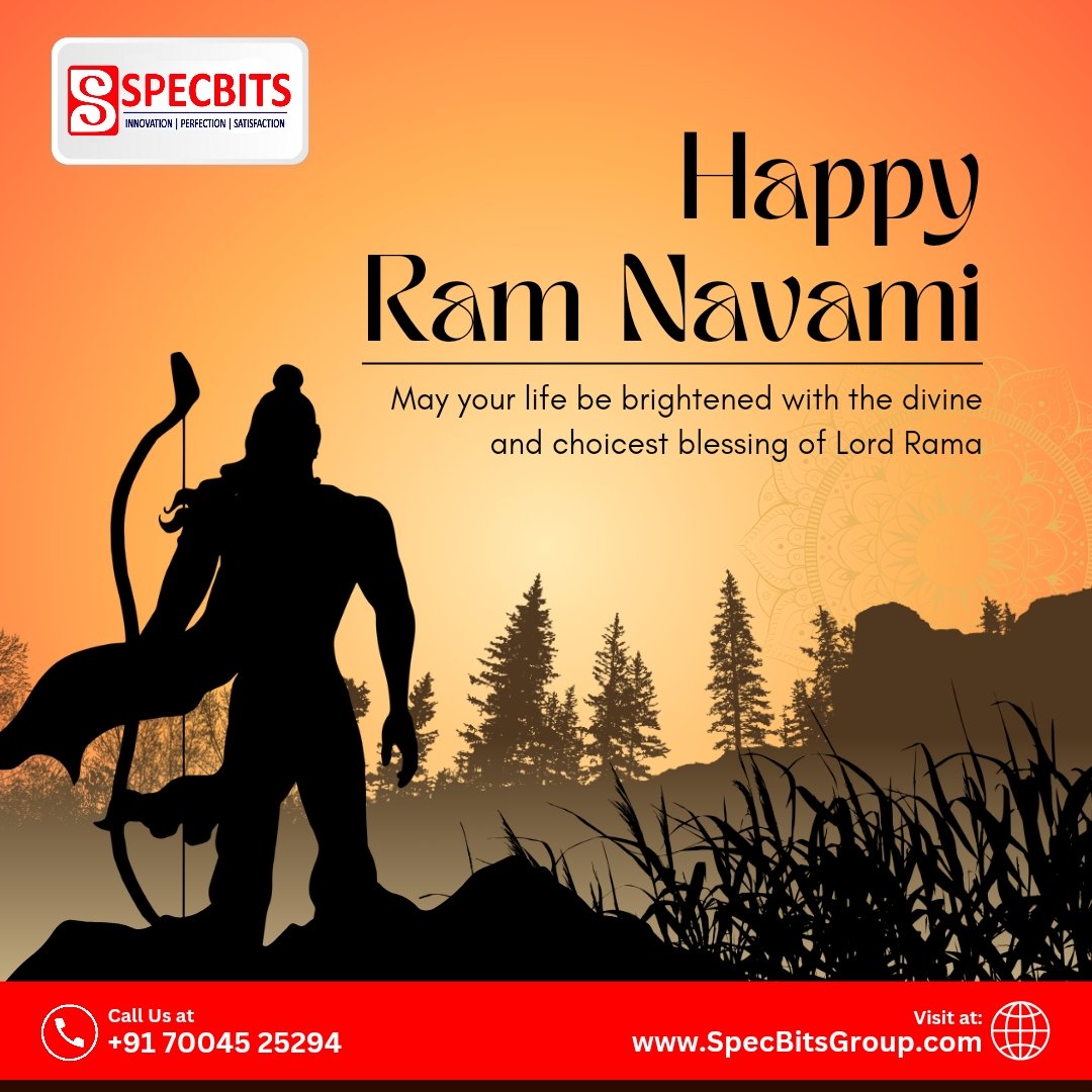 TeamSpecBits's tweet photo. May the blessings of lord Shri Ram fill your life with happiness, prosperity and success, may you be blessed with all the happiness you desire and deserve. 

Happy Ram Navmi 2024! 😍

#RamNavami #SpecBits https://t.co/9xprDoMg8w