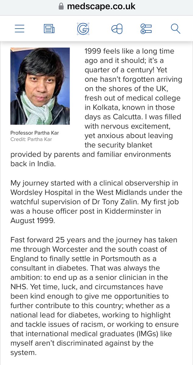 Getting asked by @MedscapeUK to talk about one’s career wasn’t quite in the list of things when one set out 25 years ago Thank you Even if one person has had their lives changed or inspired by the work along the way? It’s been a wonderful time x Link: medscape.co.uk/viewarticle/pa…