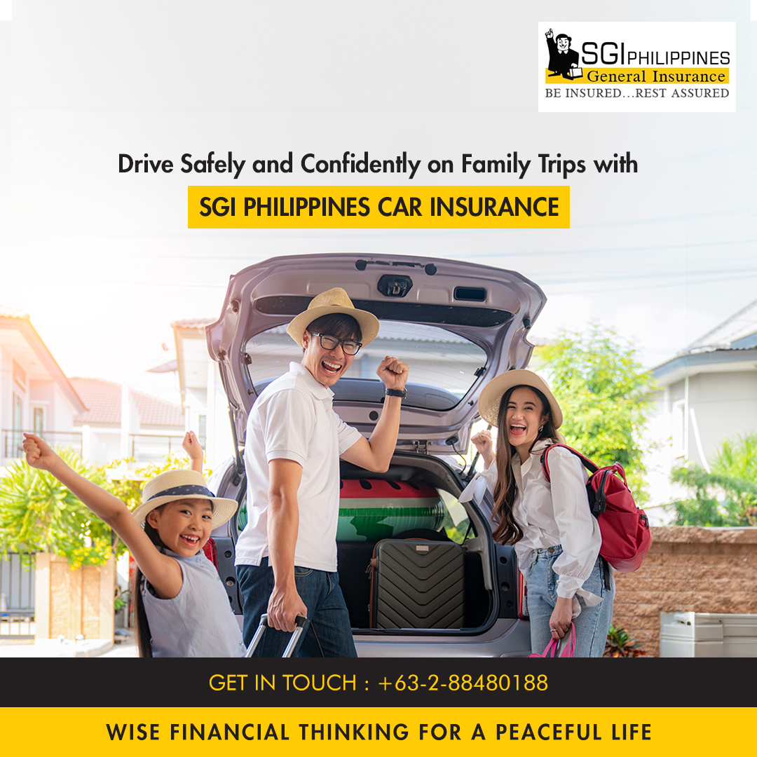 Navigate family adventures with peace of mind! Drive safely and confidently on every trip with SGI Philippines Car Insurance by your side.

#SGIPhilippines #SGIPhils #DriveSafe #FamilyTrips #CarInsurance #PeaceOfMind #RoadSafety #TravelWithConfidence