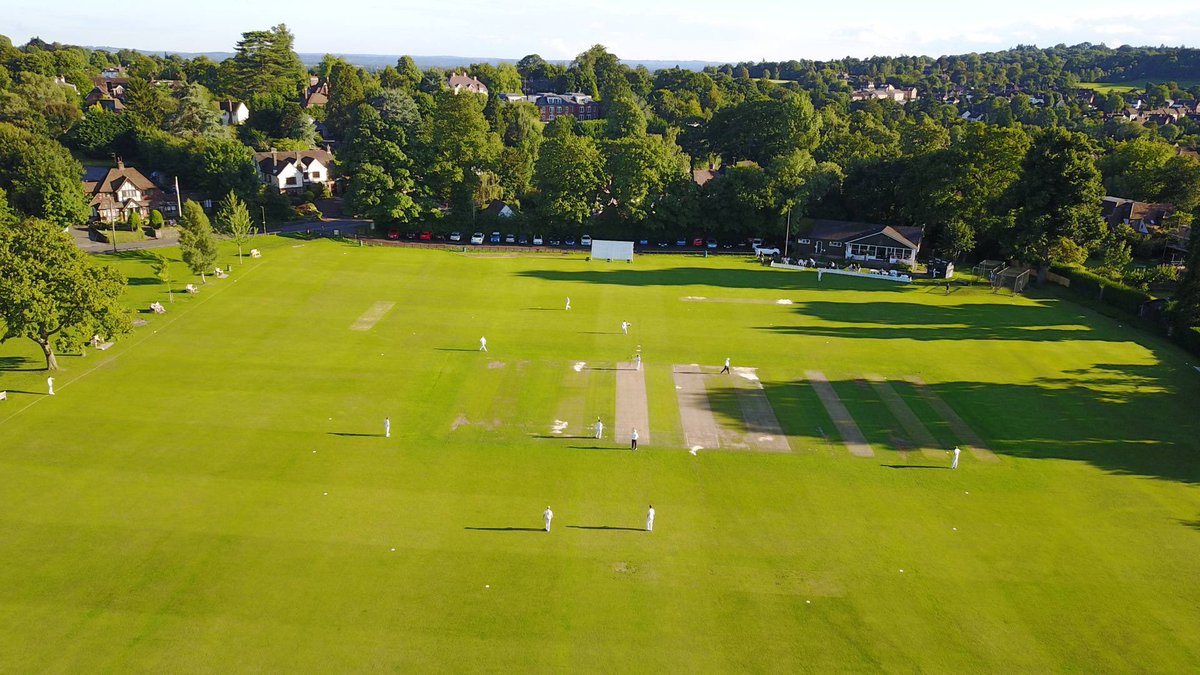 Today’s beautiful cricket ground is the home of Oxted and Limpsfield CC in Surrey