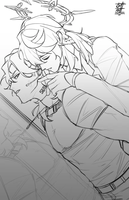 sunturine makes me ill (wip) #Aventurine #SundayHSR #sunturine 