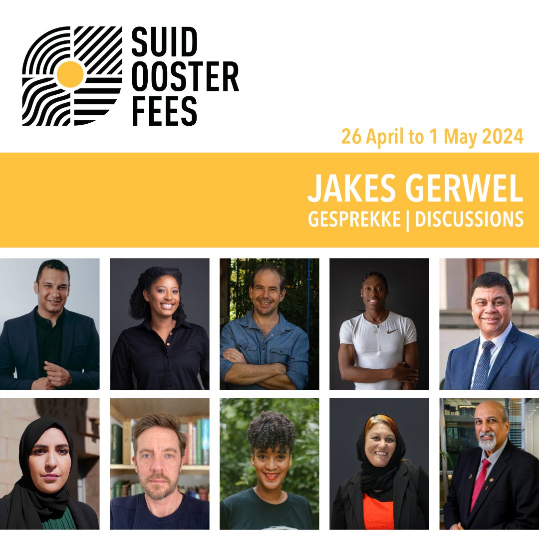 Save the date! Suidooster Fees is happening from the 26th of April to the 1st of May! Grab session tickets by heading to Webticket. The tickets are free!