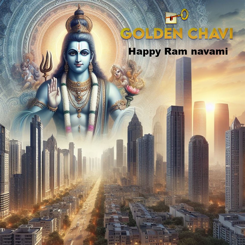 GoldenChavi's tweet photo. Happy Ram Navami! May Lord Rama's blessings bring you joy, peace, and prosperity. Wishing you and your family a wonderful Ram Navami!

#goldenchavi #propertyagent #ram #ramnavmi #SGHighway #propertyforinvestor #ahmedabadrealestate #EstateLife #ahmedabadproperty #gota #ahmedabad https://t.co/k6cAl6Ou4l