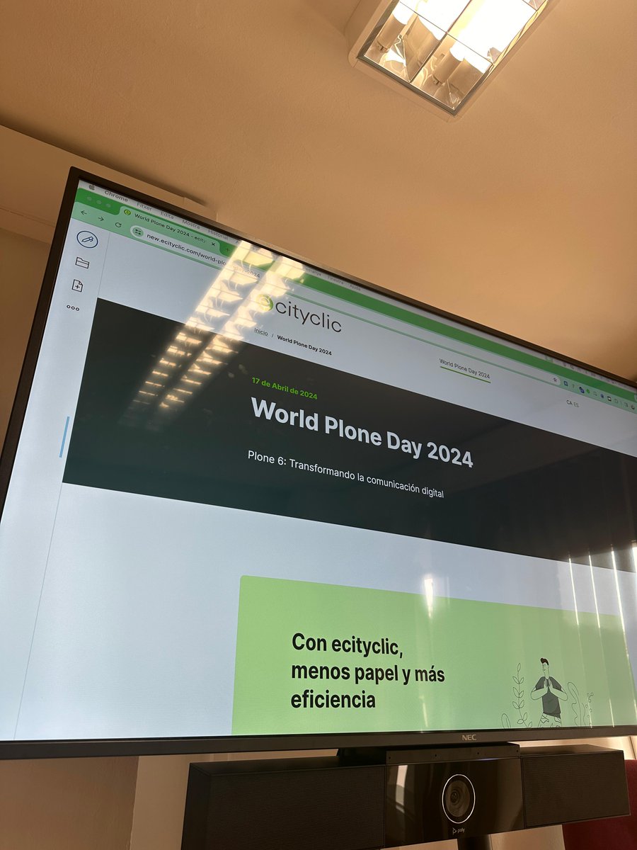 ecityclic's tweet photo. �� Fin de nuestra ponencia en #WorldPloneDay.
Agradecemos a @sirkiwi por dar a conocer el poder de #Plone6 y cómo transformará la gestión de contenidos en las #AAPP.
¡Seguimos comprometidos con la #innovacióndigital!🚀
#WPD2024 
____
Para volver a ver 👉🏻https://t.co/gyzSkCXsOe https://t.co/IIQJt810mF