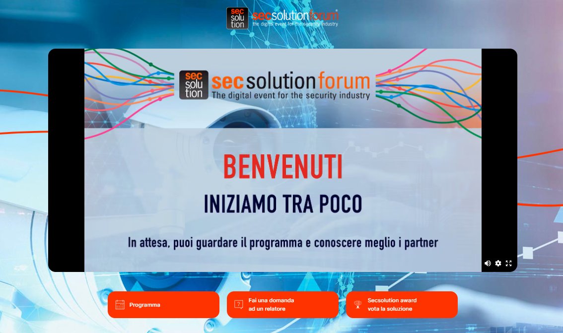 secsolforum's tweet photo. ๐ ๐ฆ๐๐ถ๐ฎ๐บ๐ผ ๐ฎ๐ฟ๐ฟ๐ถ๐๐ฎ๐ป๐ฑ๐ผ!!
#secsolutionforum2024 sarร live tra poco su https://t.co/lHmAmKnKzf
Ti aspettiamo! ๐ https://t.co/2fjZE43rbn