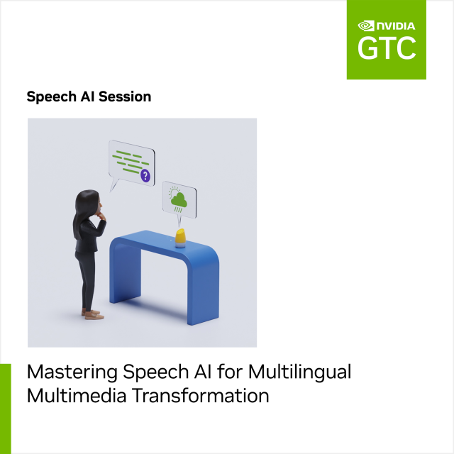 Learn how to create a web app for generating subtitles and dubs in a specific language with #GTC24 session by @OVHCloud and NVIDIA. Discover selecting #speechAI models, API deployment, customization techniques, and more. Watch on demand > nvda.ws/3UaTpVV