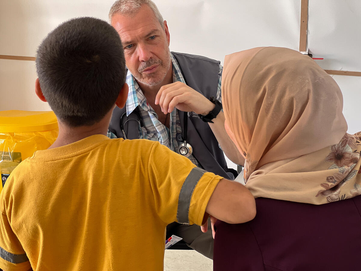 The health situation in #Gaza is extremely critical. Overcrowding in shelters, poor diets, minimum sanitary facilities & extremely limited access to healthcare are making children ill. Our Emergency Health Unit is offering care to children at a field hospital run by @UKMed 👇