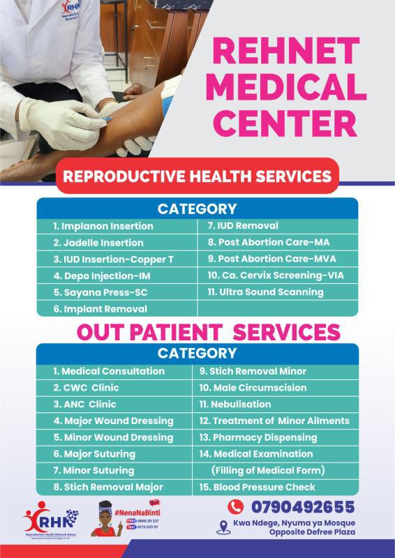 Discover comprehensive family planning and contraception services! At our center, we go beyond offering quality services to ensure you're well-informed about various family planning methods and how they work. Visit us today for expert guidance and support in family planning.