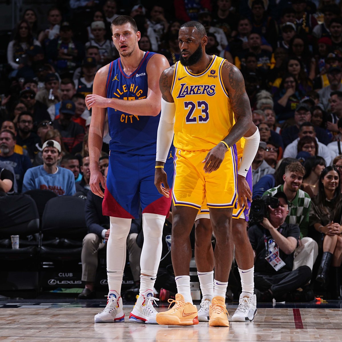 #NBAPlayoffs'ta Batı Konferansı ilk tur eşleşmesi: Denver Nuggets (2) 🆚 Los Angeles Lakers (7) Hangi tarafı avantajlı görüyorsunuz? 👀