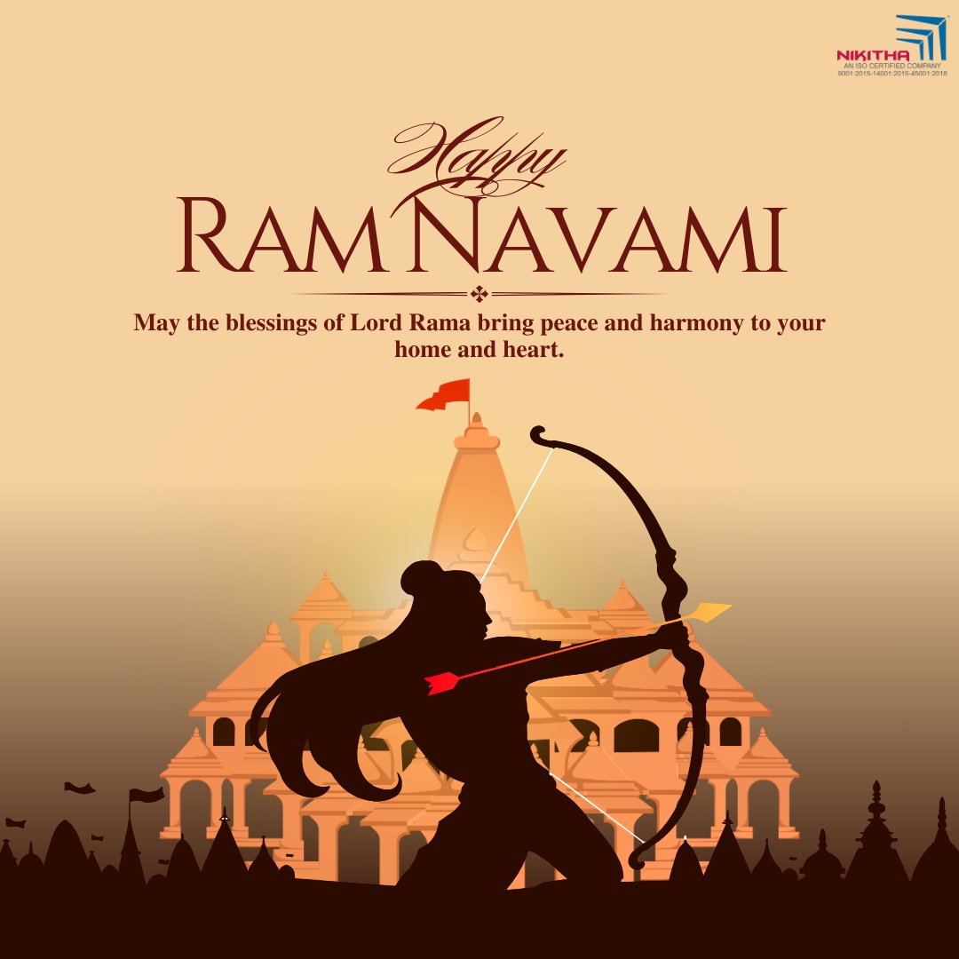 Nikithabuildtec's tweet photo. May the divine blessings of Lord Rama bring joy and prosperity into your life. Happy Ram Navami! May Lord Rama's grace be with you always.

#sriram #ramnavmispecial #ramnavami #jaishreeram #ayodhyarammandir🚩 #preengineeredbuildings #preengineeredbuilding #nikithabuildtech https://t.co/Z7zNwjykXd
