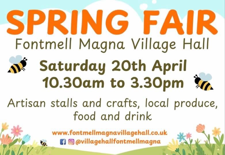 Can’t wait for the Fontmell Magna Village Hall brilliant Spring Fair this coming Saturday. If you live nearby get yourself along it will be full of fantastic makers and producers 🪻and it looks like the weather will be decent too ☀️#dorset #springfair