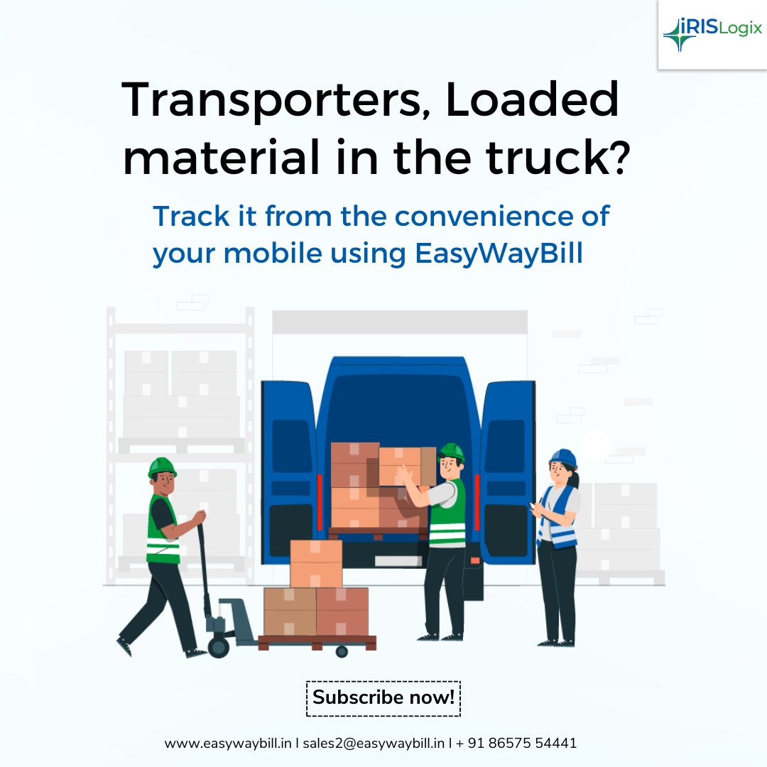 Worried about transportation? Leave it up to us. Subscribe to EasyWayBill now. Visit - easywaybill.in for more

#EWayBill #Transporters #Transporter #Transportation #Logistics