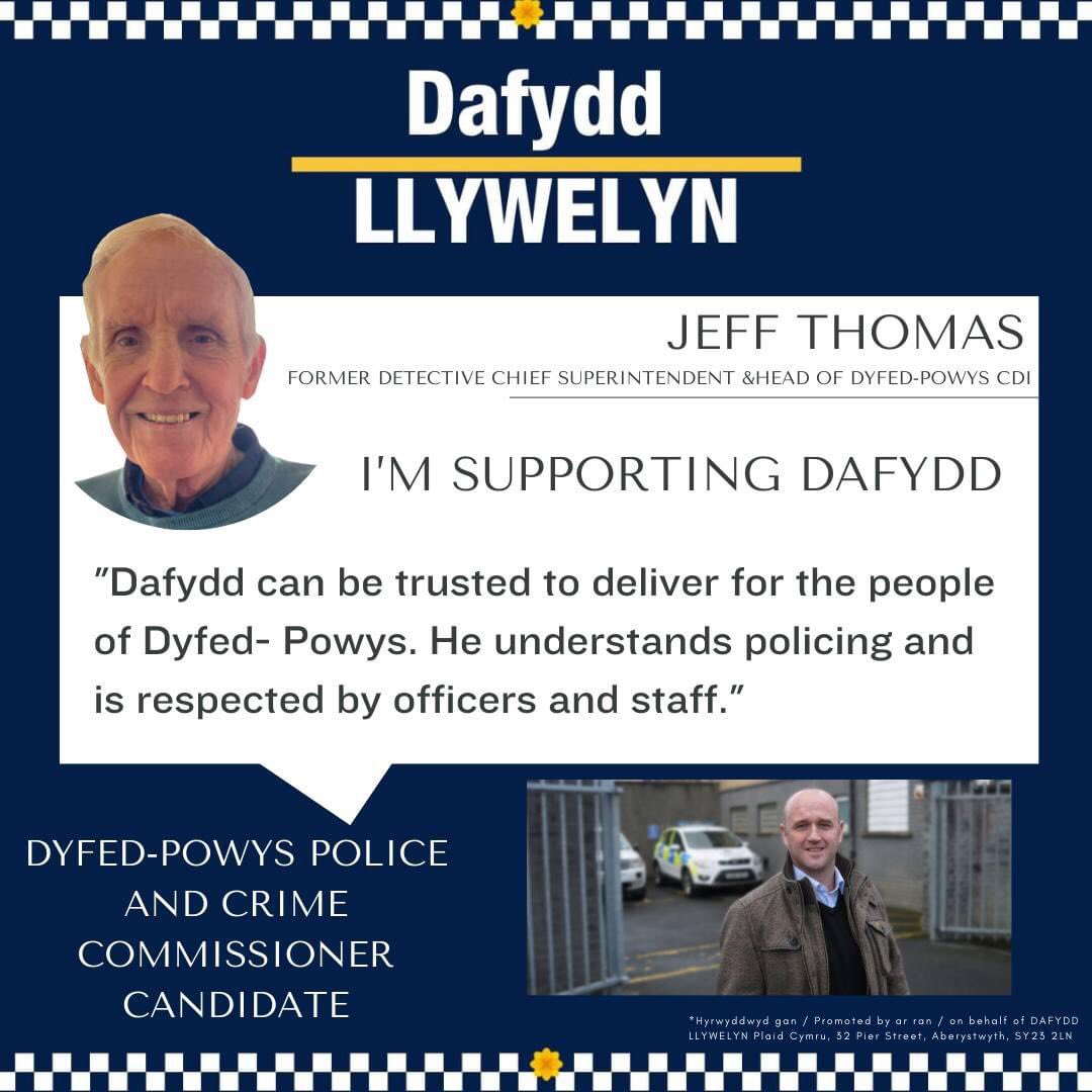 Grateful of the support of Mr Jeff Thomas- Former Detective Chief Superintendent and Head of CID at Dyfed Powys Police.