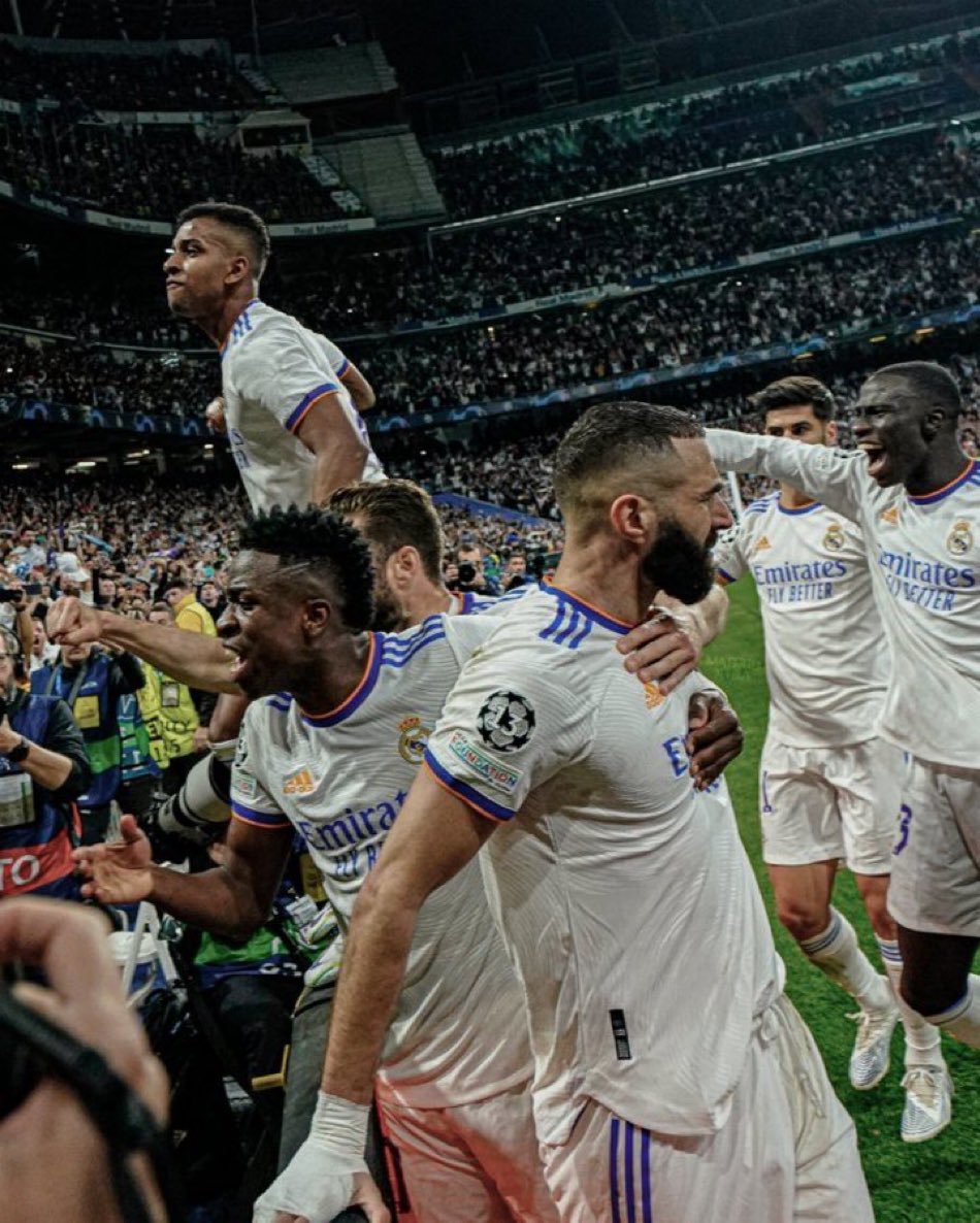 2 Spanish teams have been eliminated from the Champions League and 1 team is left. It’s that time again where Real Madrid had to save the Spanish reputation! Vamos al final!!!🤍 #UCL