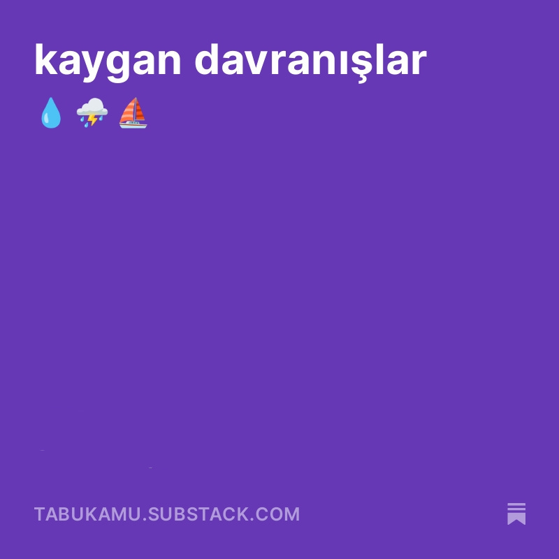 E-bültenimizin yeni sayısında cinsel davranışların sırasında kullanabileceğin ve hakkında çok da konuşulmayan bir ürünü ele alıyoruz: Kayganlaştırıcılar. Ne zaman, ne için ve nasıl kullanabileceğin hakkında bilmen gerekenleri topluyoruz.💧#Kayganlaştırıcı tabukamu.substack.com