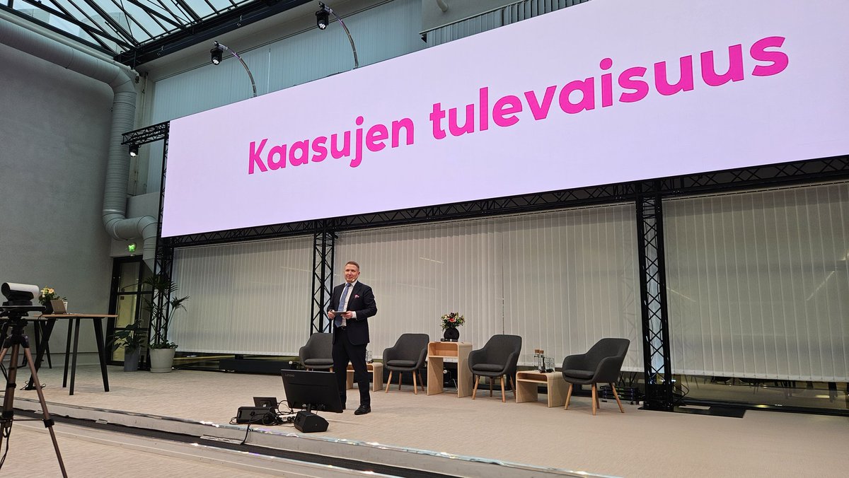 Vetovoimainen Suomi - Gasgrid talouskasvun kiihdyttäjä -tapahtuma alkoi. Teemana on yhdessä tekeminen, kertoo tj @osipila. #VetyvoimainenSuomi #KaasujenTulevaisuus