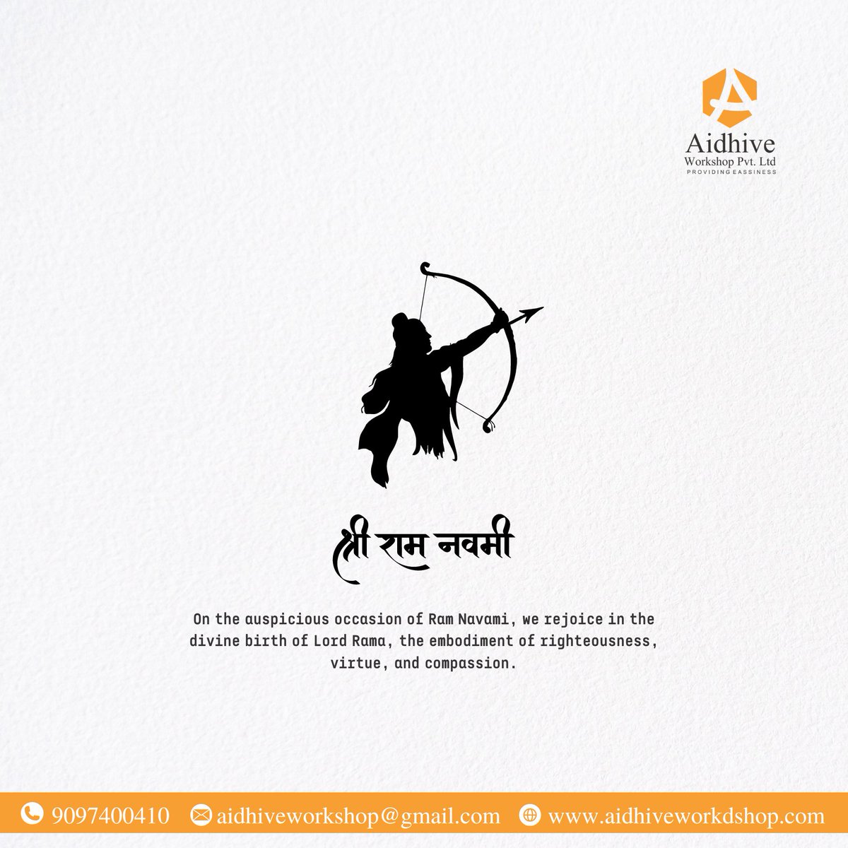 🌺🙏 Celebrating the Birth of Lord Rama - Happy Ram Navami! 🎉🏹
On the auspicious occasion of Ram Navami, we rejoice in the divine birth of Lord Rama, the embodiment of righteousness, virtue, and compassion. 🌟

#RamNavami #LordRama #DivineBirth #SpiritualJourney #DevotionAndPra