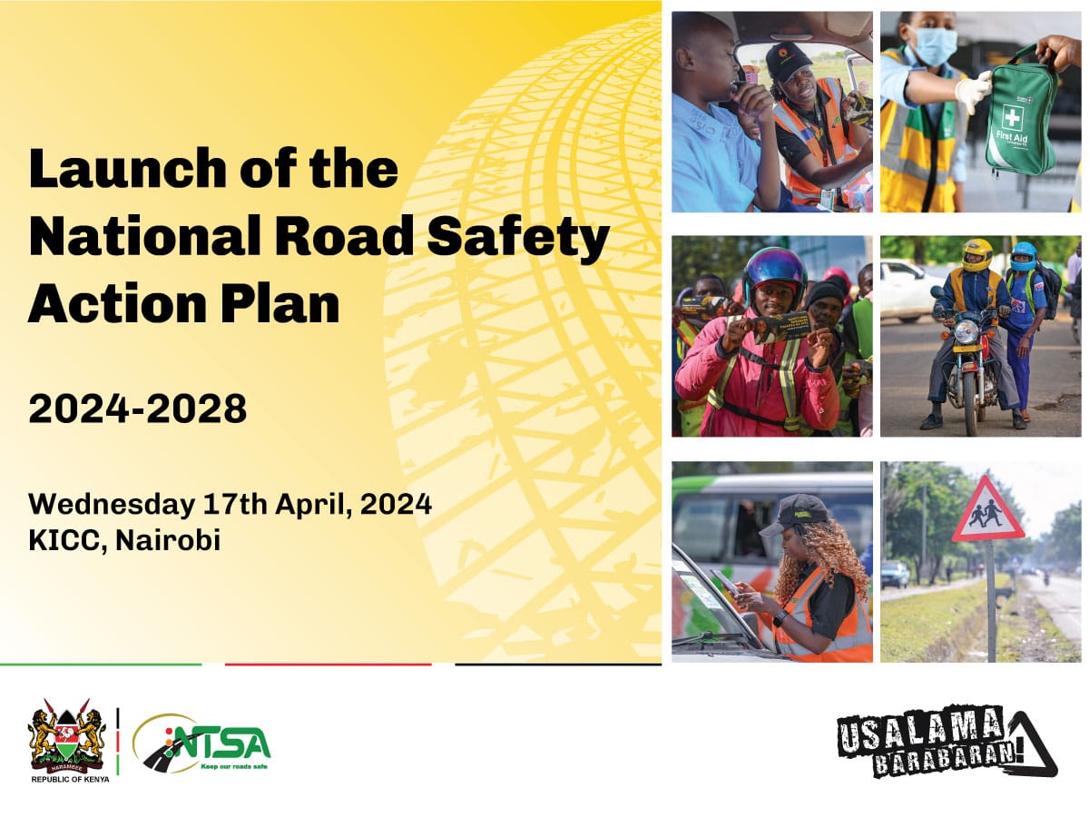 🚗@ntsa_kenya launches 2024-2028 Action Plan today! With rising road accidents, Kenya awaits impactful measures. @loddca urges emphasis on road safety & updating outdated vehicle standards. Let's embed road safety in our ethos. #NTSA2024 #RoadSafety #KenyaSafety 🌟