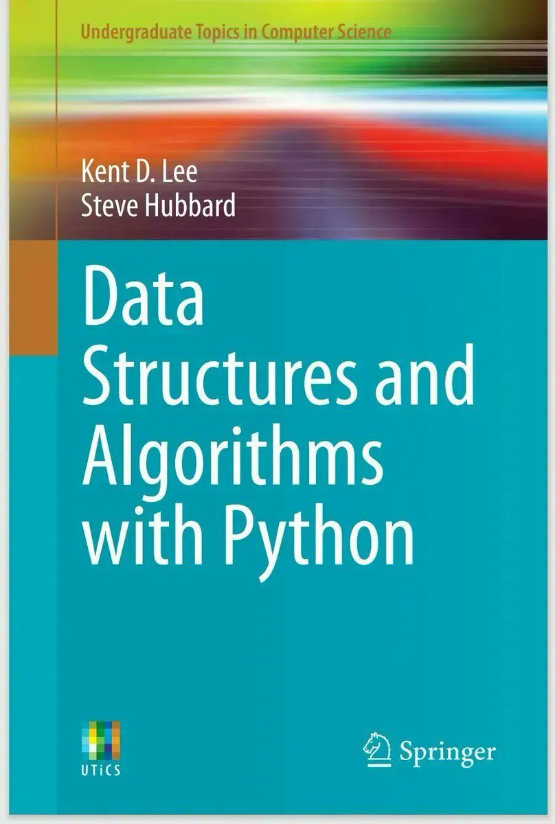 Free eBook: #DataStructures & #Algorithms With #Python. #BigData #Analytics #DataScience #IoT #IIoT #Python #RStats #TensorFlow #Java #JavaScript #ReactJS #GoLang #CloudComputing #Serverless #DataScientist #Linux #Books #Programming #Coding #100DaysofCode 
geni.us/Data-Struct-Al…