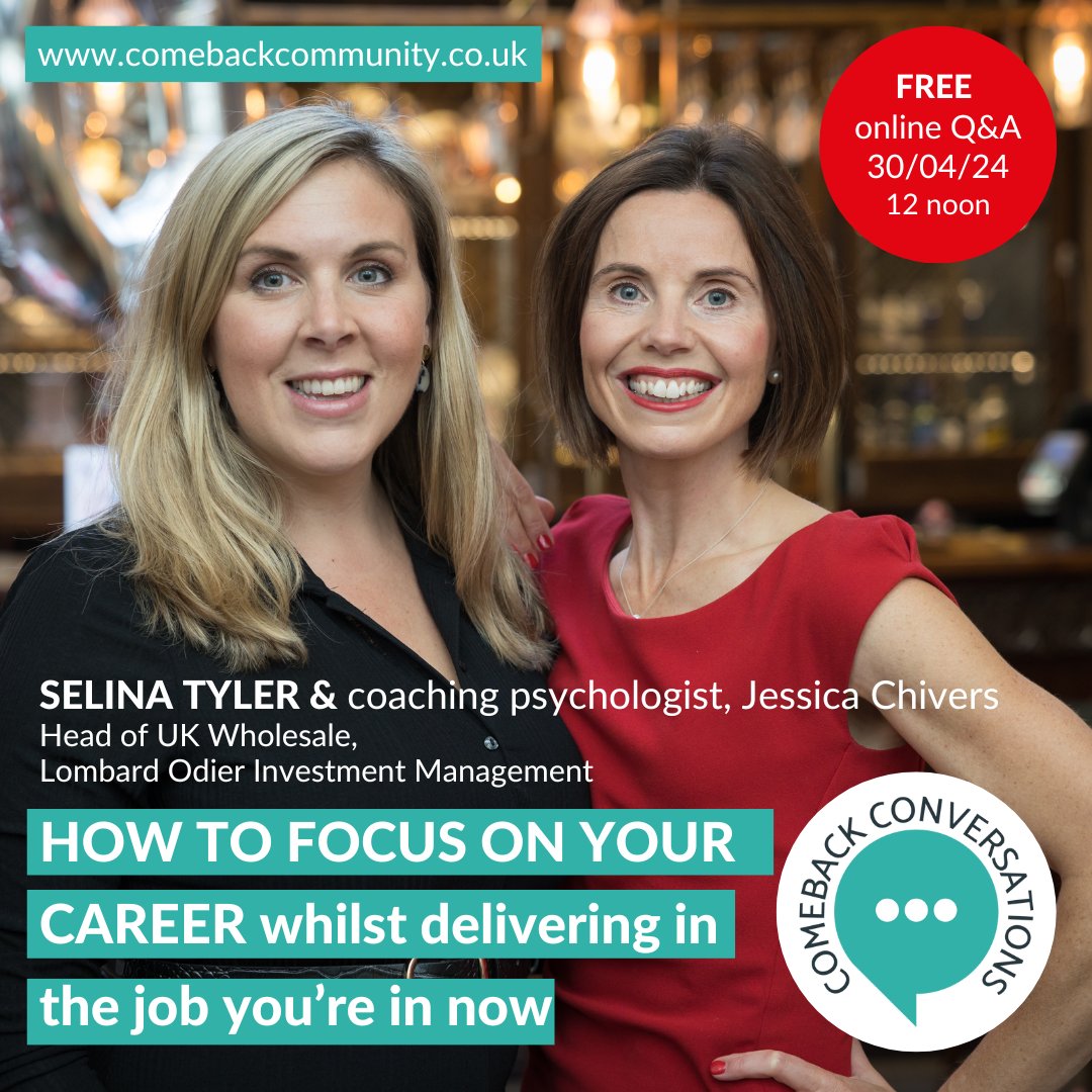 TalentKeepersUK's tweet photo. How to focus on your career as well as delivering in the job you're in AND raise a young family? Come and be soothed and get answers over lunch online Tuesday 30th April at 12 noon. REGISTER FREE: https://t.co/8egLbsbBS2? https://t.co/OjWmSXTLIt