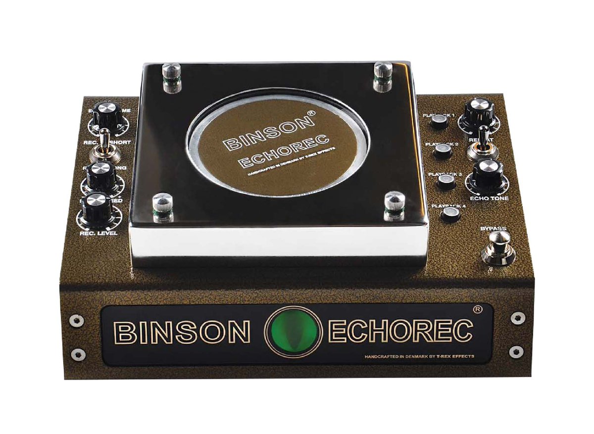 1484shibuya's tweet photo. T-REX / BINSON ECHOREC！！！！

名だたるアーティスト達に愛用された名機を
再現したマグネティックドラムエコー！
磁気ドラムユニットを使用しているため、
他のエフェクターでは味わえない、なんとも
上質すぎるサウンドを手に入れられます！
https://t.co/LtA1hEOFme   #trex #binson https://t.co/010ow95Cde