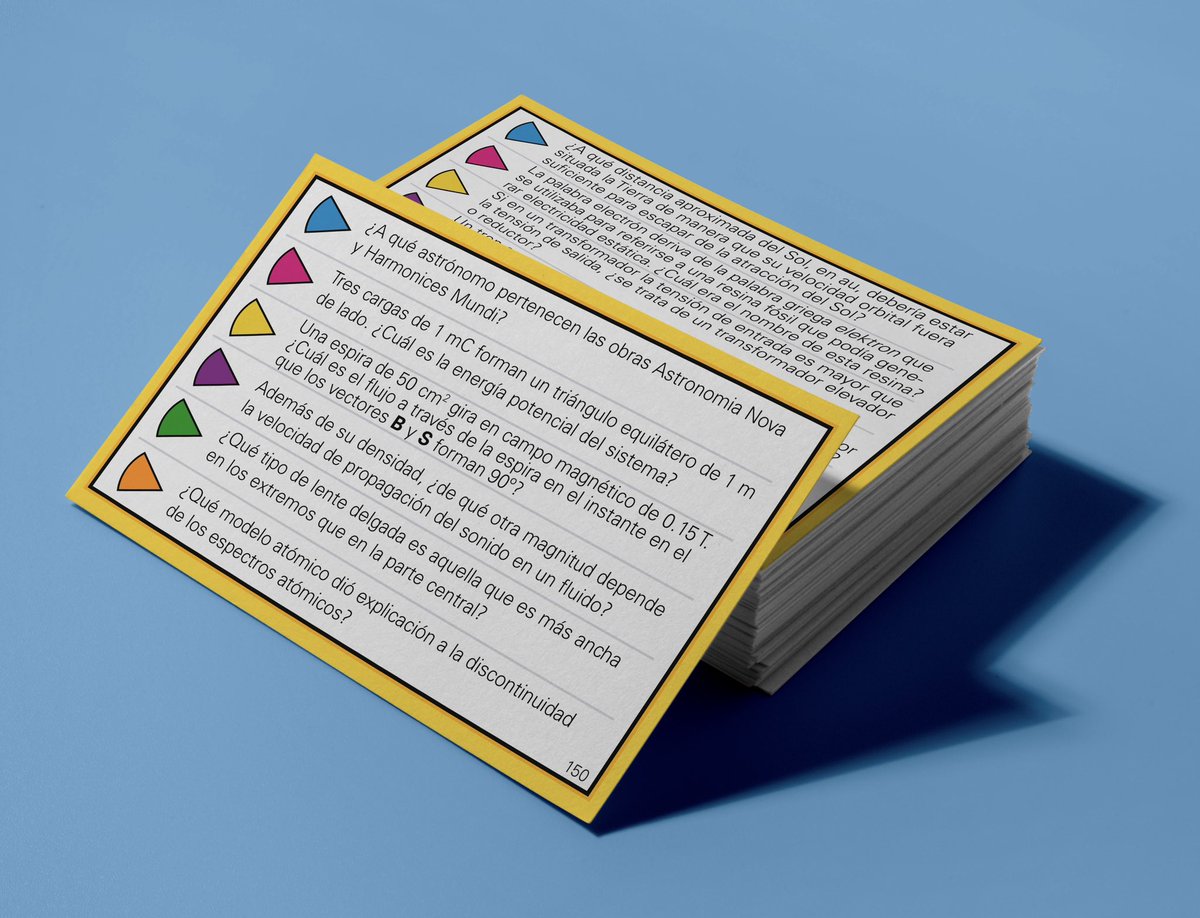 Ya están disponibles para descarga las 50 nuevas tarjetas del #trivial de Aprendiendo Físca. 300 nuevas preguntas para dominar la #física.