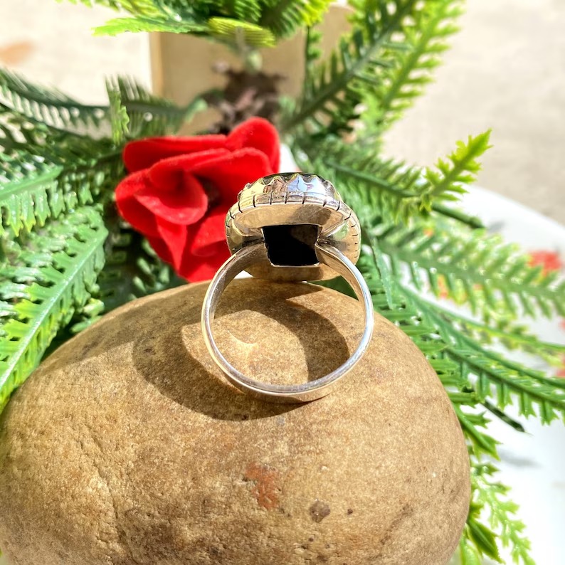 Black Onyx Gemstone Ring,925 Sterling Silver
Buy AT:

amazon.com/Gemstone-Recta…

#Blackonyxgemstonering #Handmadeprotectionring #Elegantdesignring #Gothicsilverring #Artisancraftedjewelry #Giftforspecialone #Naturaljewelryforgift #Gypsysilverring #Onyxjewelryforgift #Modernjewelry