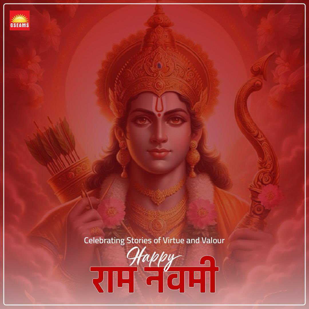 GSEAMS wishes everyone a blessed Ram Navami! May the heroic spirit of Lord Ram inspire our narratives and lives. 🎥🌺

#GSEAMS #ArjunSingghBaran #KartkDNishandar #ramnavami #celebration #lordrama #shreeram