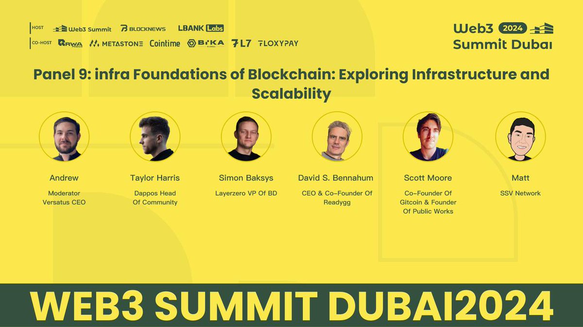 Catch #dappOS at 🔥Web3 Summit Dubai 🔥 🚀Insights will be shared on - 'Infra Foundations of Blockchain - Exploring Infrastructure and Scalability' 🎤A packed panel with industry frens @LayerZero_Labs @TheReadyGames @gitcoin @ssv_network ⏰2:40PM , April. 17 (UTC+4) 📍Panel…