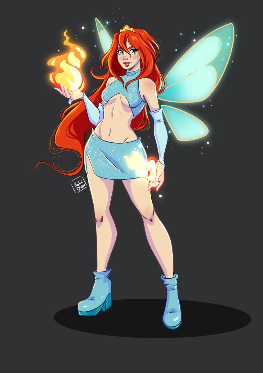 HolicDraw's tweet image. My version of Bloom #winxclub