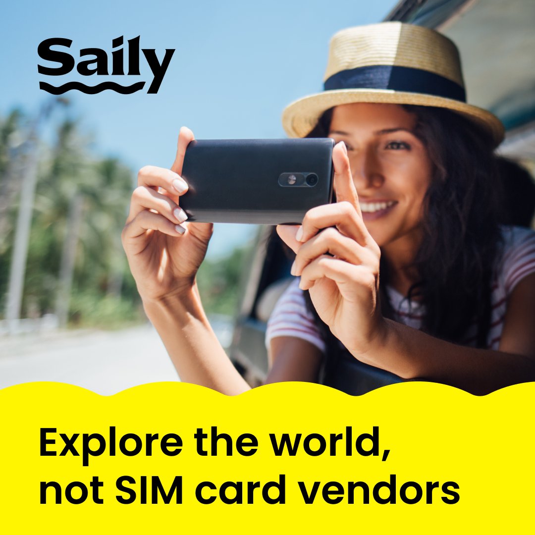 Life is too short to spend time searching for SIM card vendors during your trip. The #Saily app for eSIM plans saves you the trouble. Download, connect, and relax!