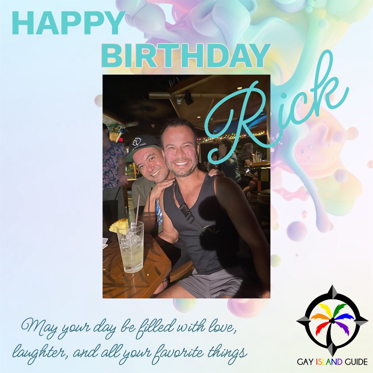 GayIslandGuide's tweet photo. Please join @GayIslandGuide in wishing our longtime friend and supporter Rick a very warm Hauoli La Hanau! Rick is an amazing member of Hawaii’s LGBTQ+ community and very active. Here’s to wishing him many more years of great health and success! 

#gayislandguide #gayhawaii #gay https://t.co/PzbQsc63HJ
