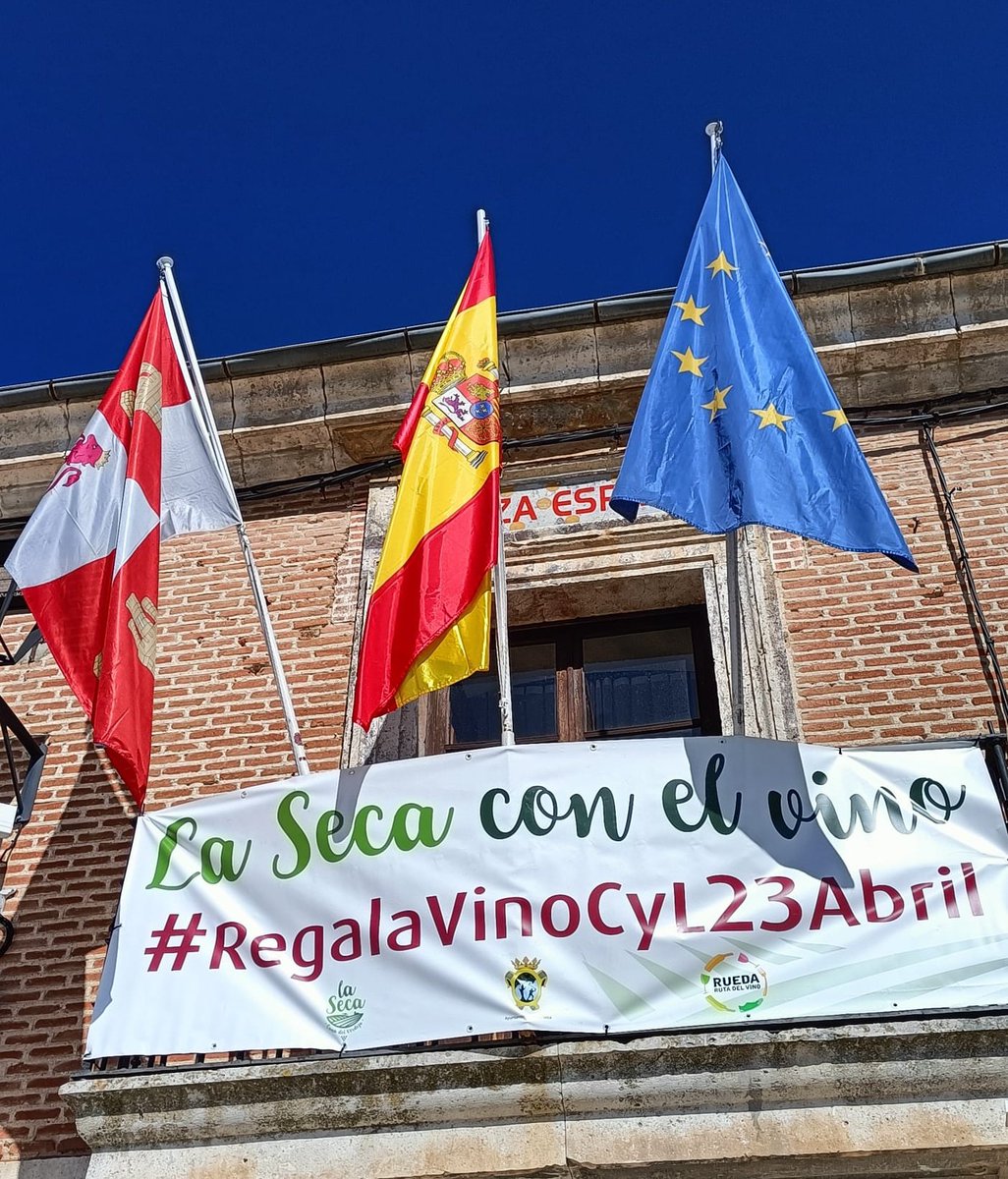 La Seca con el vino, y no sólo con su vino. Todo el vino de Castilla y León en valor. Todos los territorios en valor. Todas las personas y familias que viven del vino en valor: #RegalaVinoCyL23Abril Regala Vino de Castilla y León el Día de Castilla y León. Brindemos por nosotros