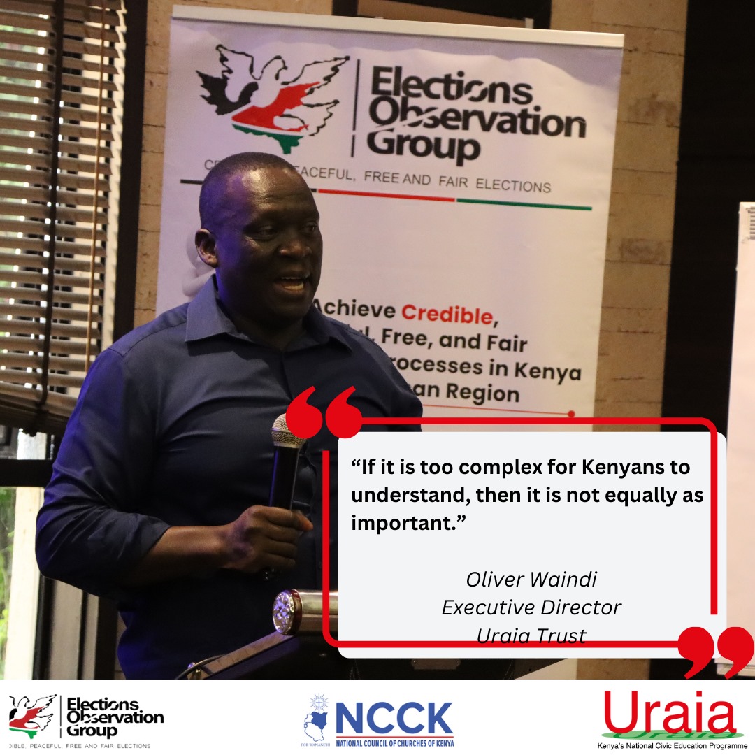 @oliver_waindi of @UraiaTrust at the 2024 CSO roundtable discussion on the NADCO bills. 
#EyesonElections
#NADCOBills