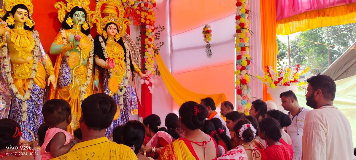 ArunPaulBJP's tweet photo. ফুলেশ্বর 11 ফটোক বাস স্ট্যান্ডে রামনবমী পূজাতে ।
#ramnavami2024 https://t.co/MzZO1yqeQk