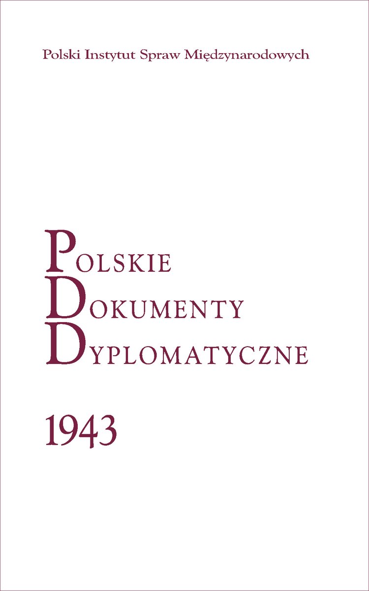 'Polska w okresie przedwojennym oparła się wszelkim kuszeniom niemieckim co do wspólnej wojny krzyżowej przeciw bolszewizmowi' Tom #PDD1943 w przygotowaniu (publikacja jeszcze w tym roku) #PDD1934 będzie 31. tomem opublikowanym w ramach serii @PDD_PISM eksiegarnia.pism.pl