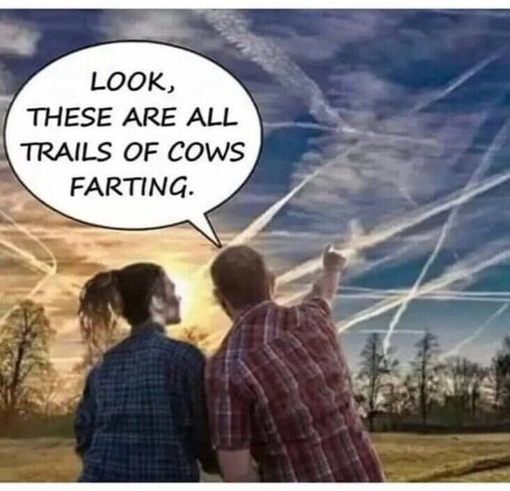 I see #ClimateScam is trending which gives me some hope that more people are waking up to this outrageous scam to rinse you of your money whilst they manipulate our weather with impunity ✈️ 

#GeoEngineering 
#LookUp
#skybastards