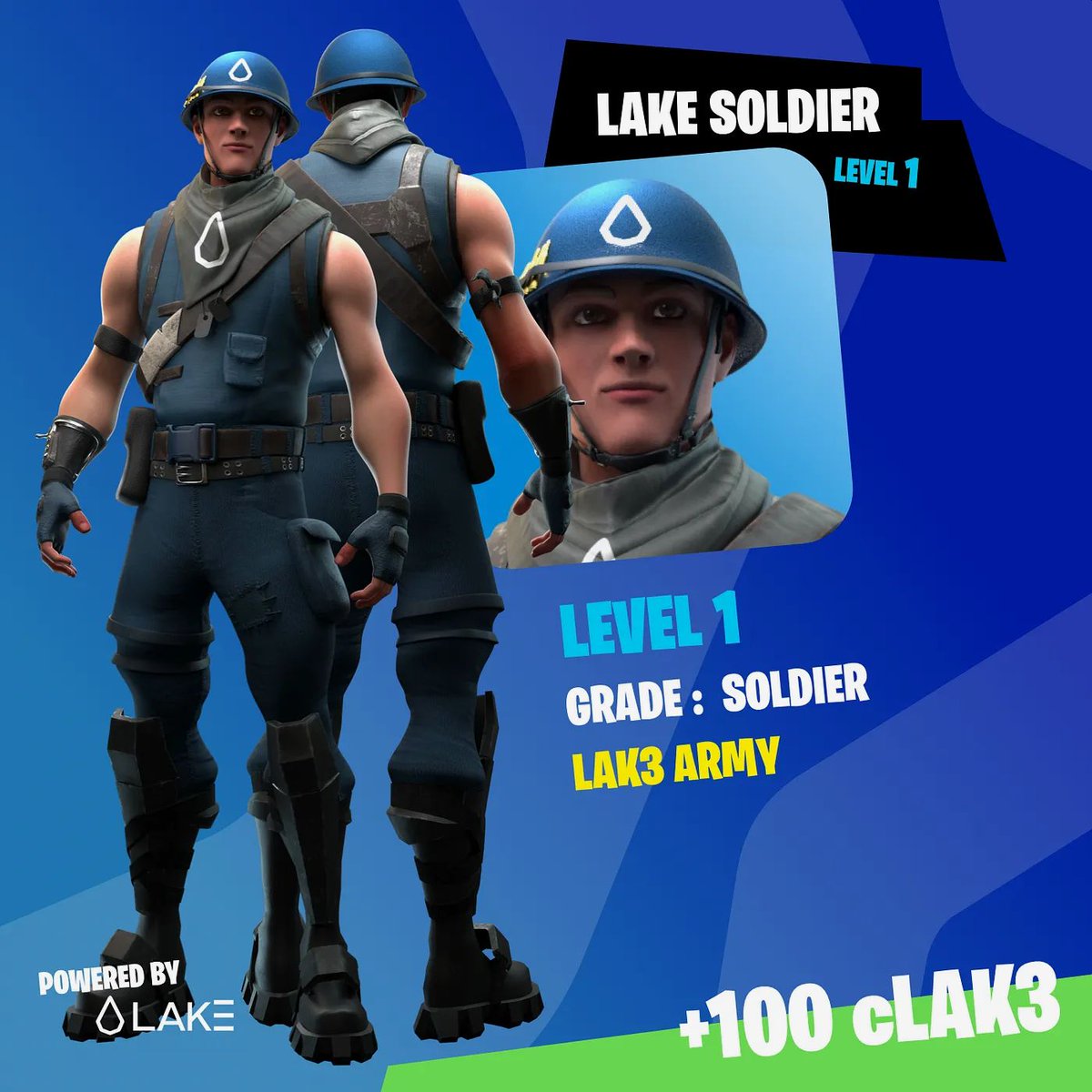 lake_lak3's tweet photo. 🚨 Attention Soldiers!🎖️

With already over 1.5K #cLAKE Soldiers eligible to claim their exclusive NFTs, don’t miss out on your chance to be part of #LAK3Army history ⚔️💧

Check how to claim and join the ranks ⬇️ 
https://t.co/Cq3AYoZKoO 

#NFTClaim #Web3 #LAK3 https://t.co/ugNABTdH2E